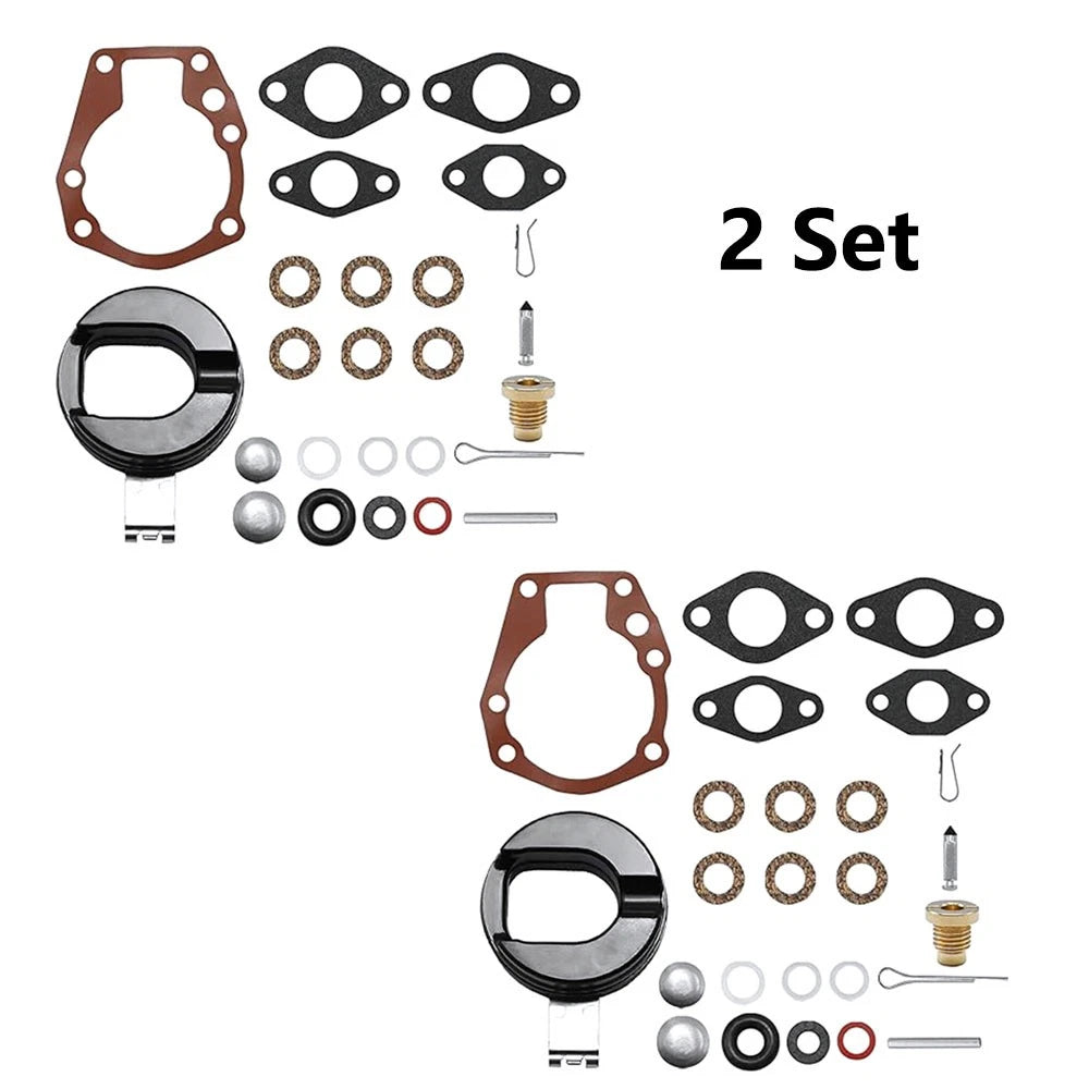 2X Carburetor Kit for Johnson Evinrude 1.5hp 2hp 3hp (18-7043, 382048)