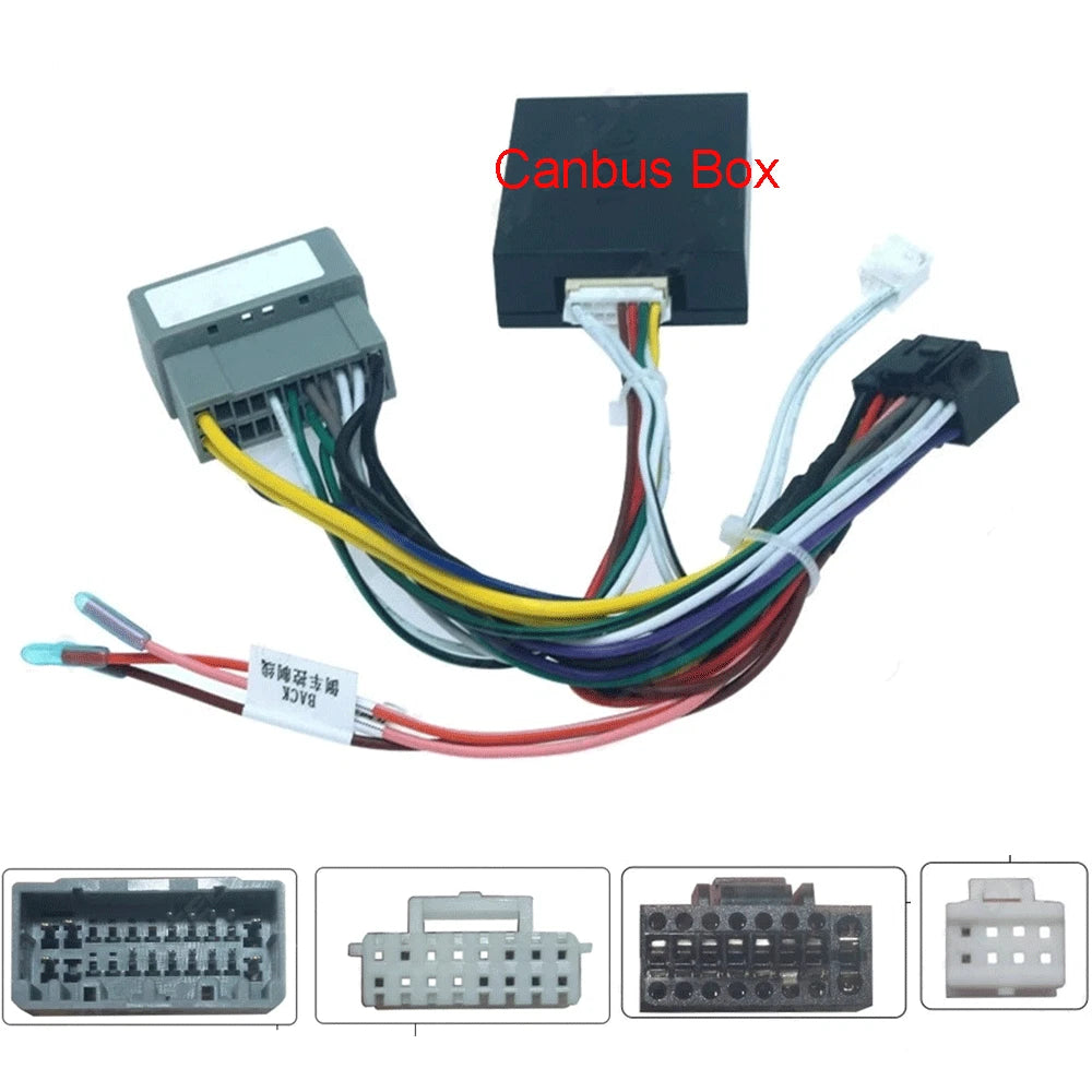For Jeep Compass Grand Cherokee WK Stereo 16-Pin Power Wiring Harness Connector