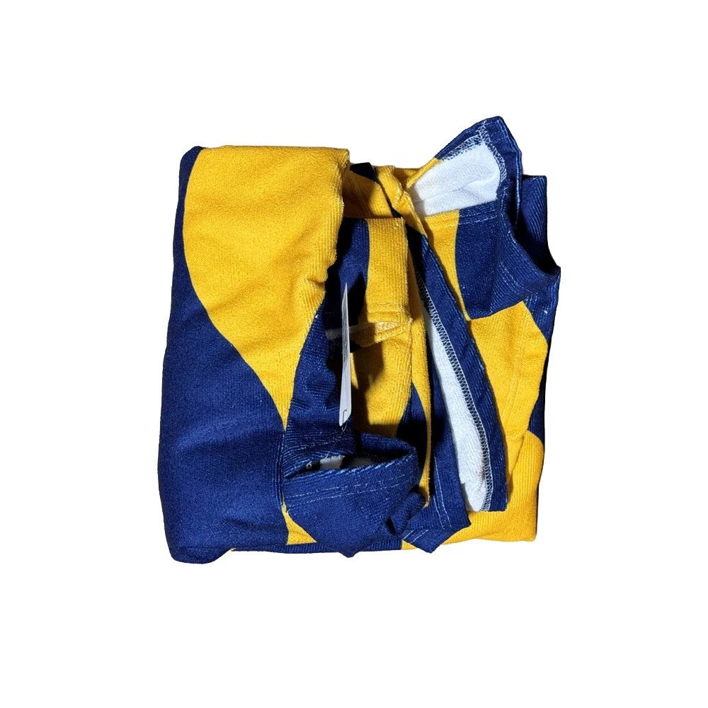 Liquid Force Pulse Changer Hooded Changing Towel - Navy Yellow