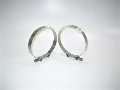 2X T-Bolt Exhaust Intake Hose Clamp for Marine Boat Motor (¾" x 5")