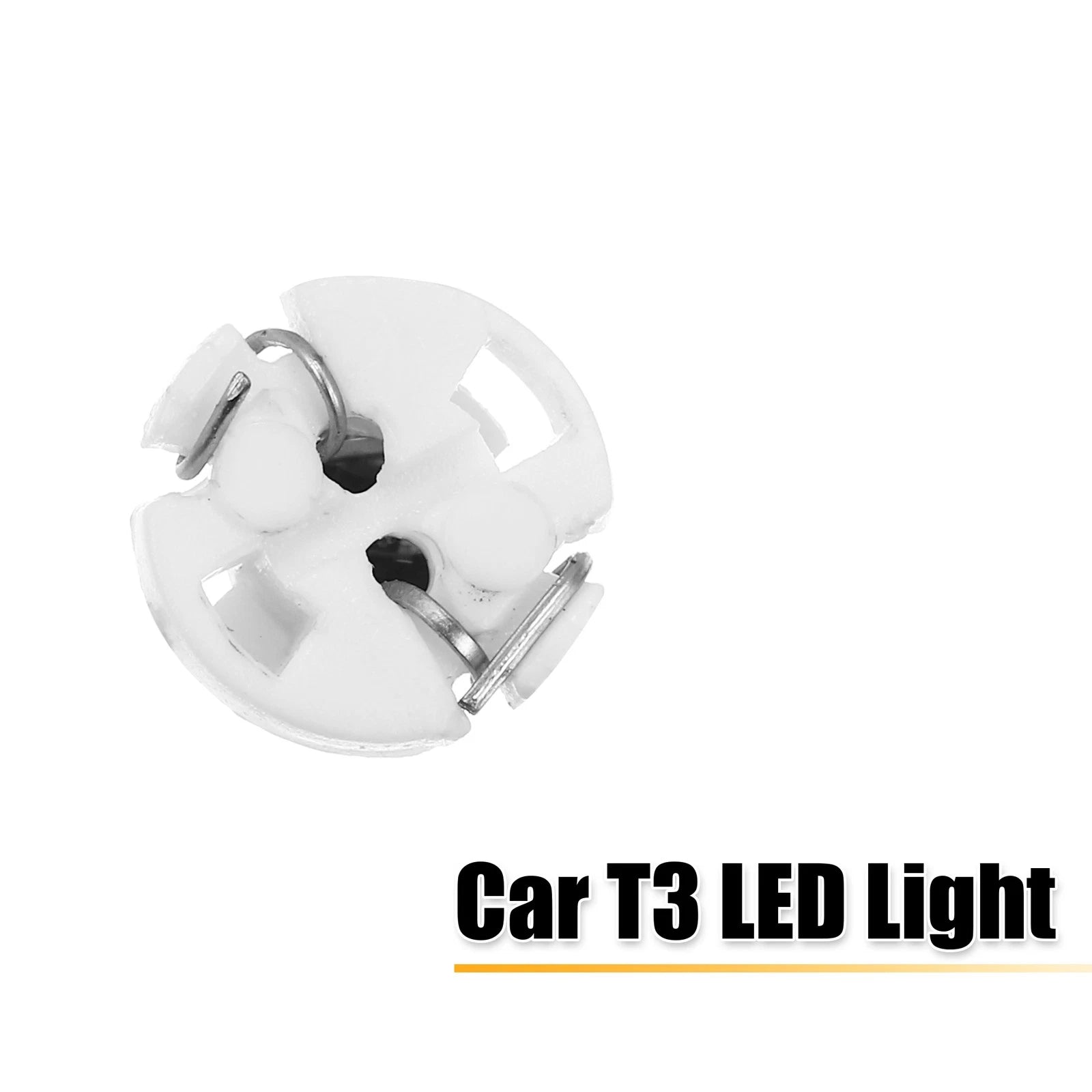 10pcs T3 3030 LED Bulbs for Auto Interior Dash Gauge Panel (12V)