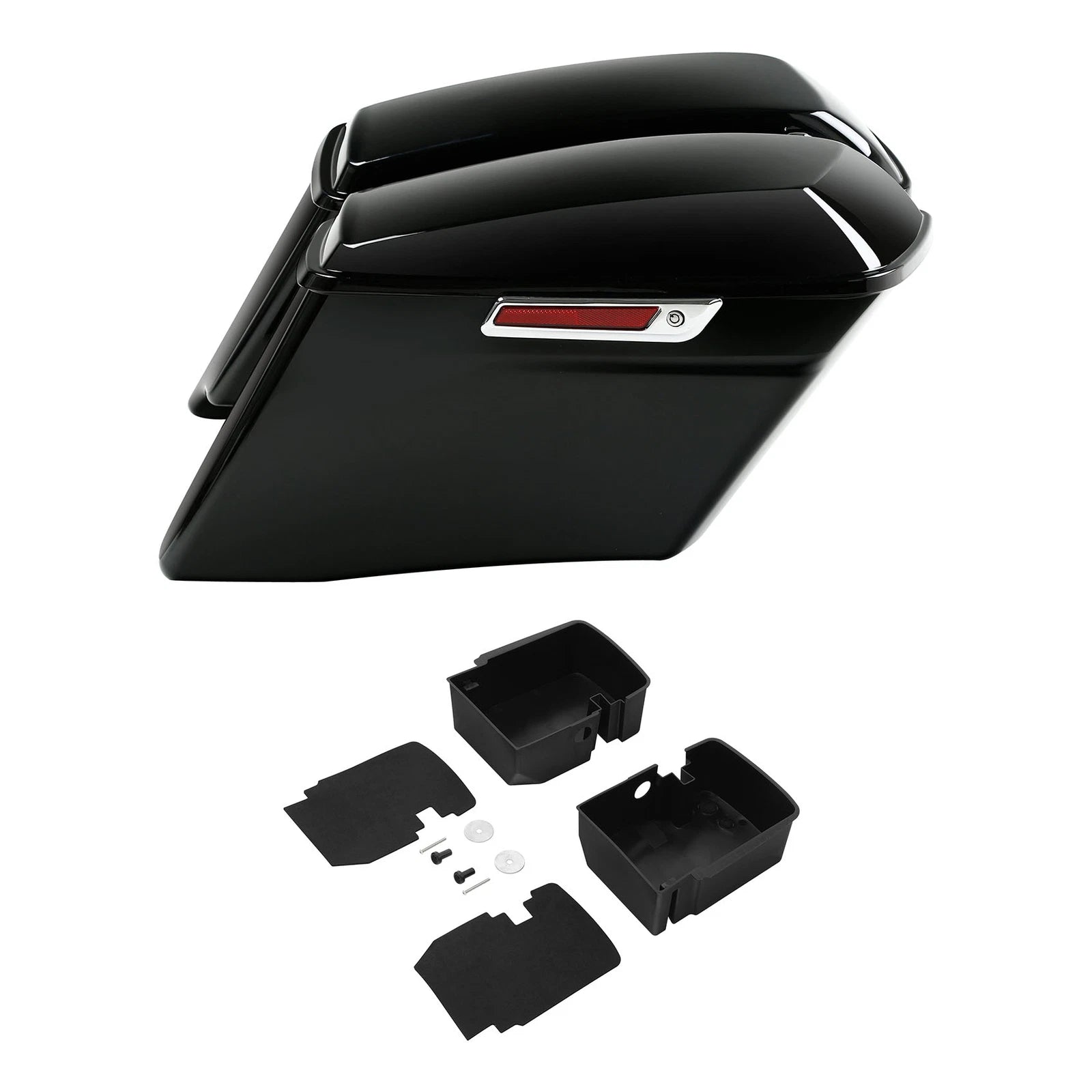 4" Stretched Saddlebag & Tray Organizers for Harley Electra Glide (2014–2024)