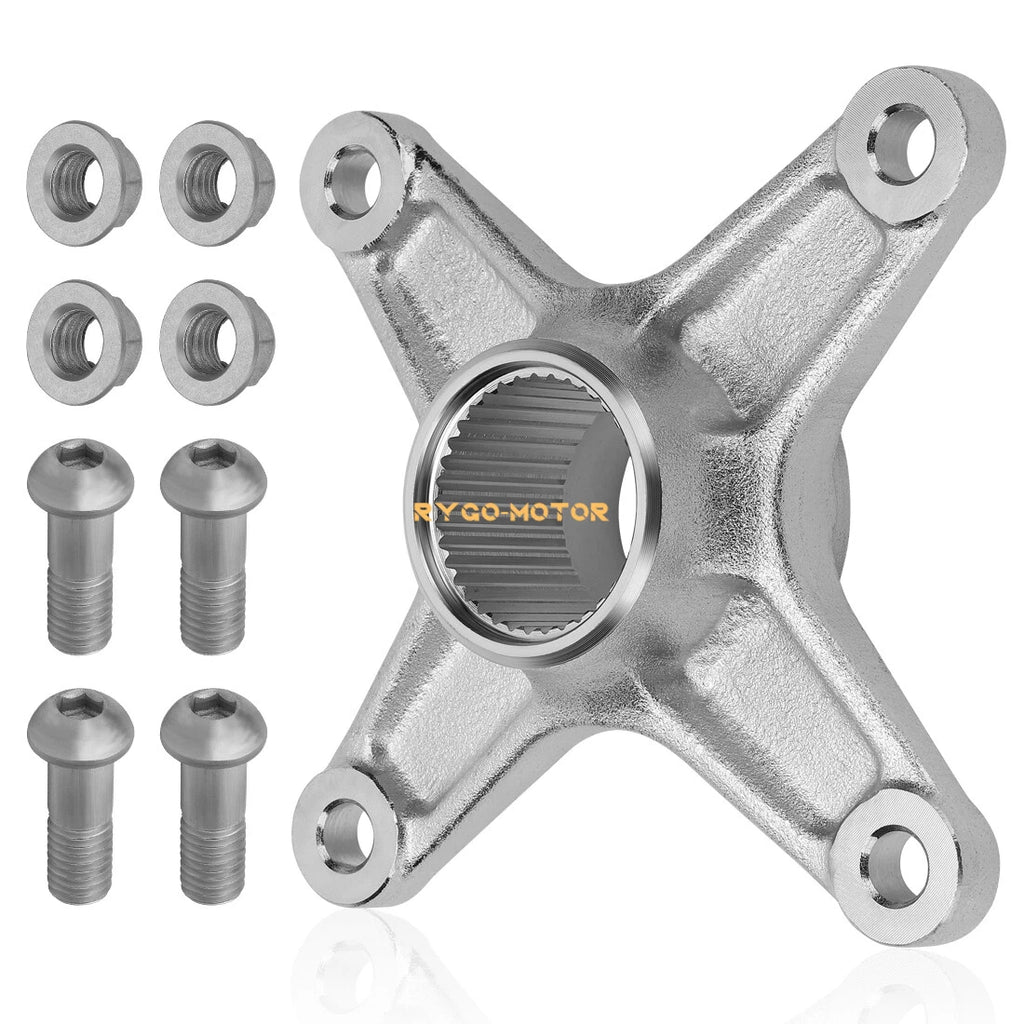 Rear Axle Sprocket Mount Hub Collar Holder Kit for Yamaha YFZ450 Raptor 700 (2004–2023)