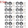 Set of 8 Carburetor Gasket Rebuild Kit for Briggs & Stratton (394693, 291763, 295938)