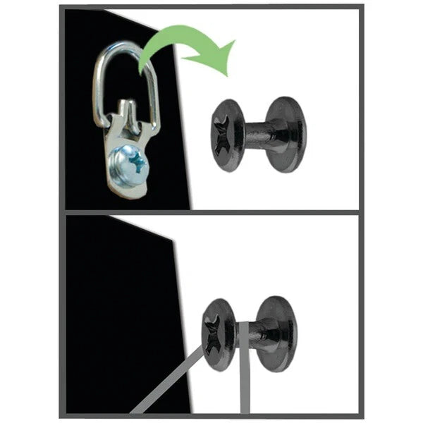 13-Piece Heavy-Duty D-Ring Picture Hanging Kit for Universal Use (N/A)