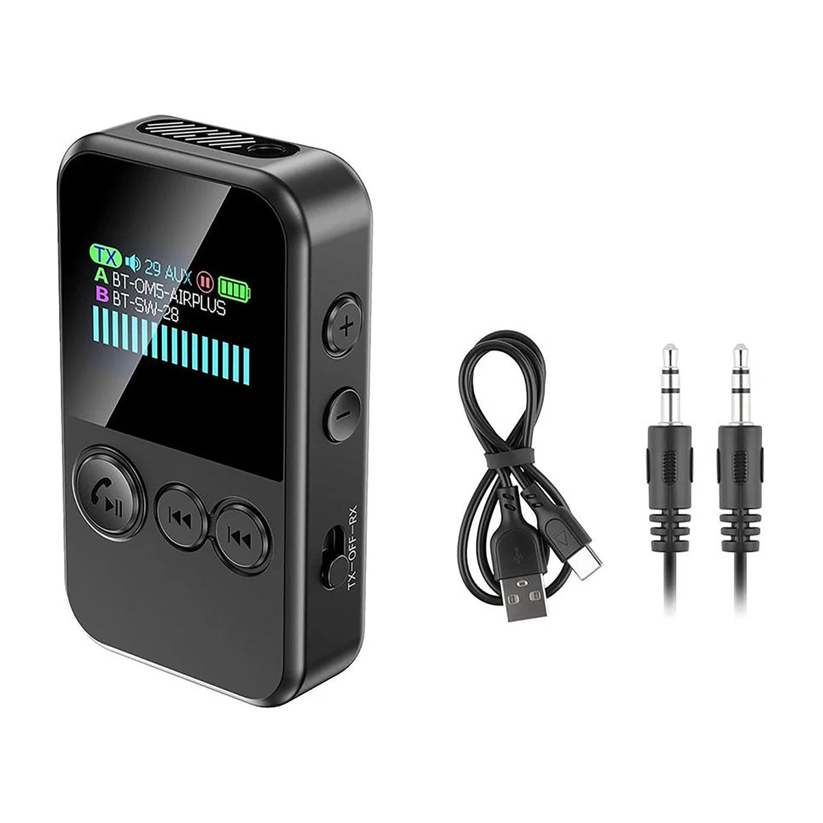 Bluetooth Car Kit Adapter for Universal Use (TF Card Slot, Multi-Format)