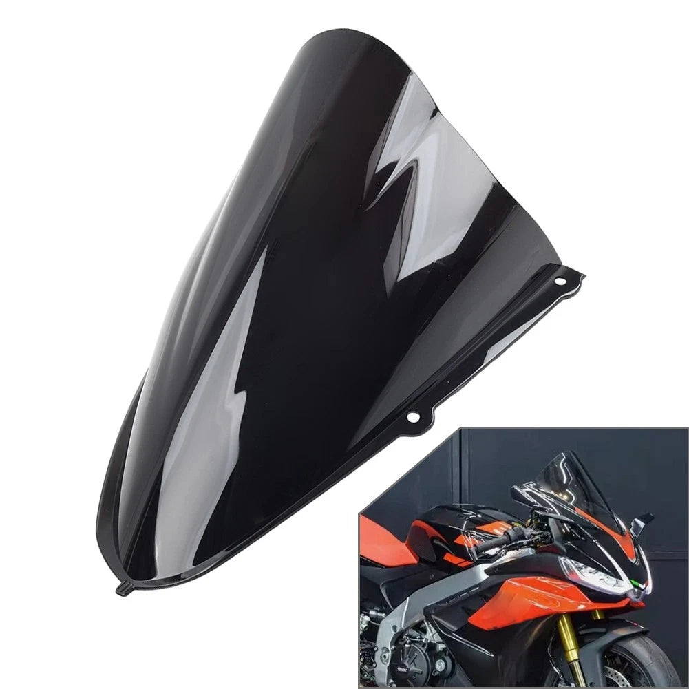Black Tall Wind Deflector for Aprilia RSV4 (2021–2024)