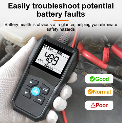 BT10 Battery Diagnostic Equipment for Voltage Resistance and CCA Testing