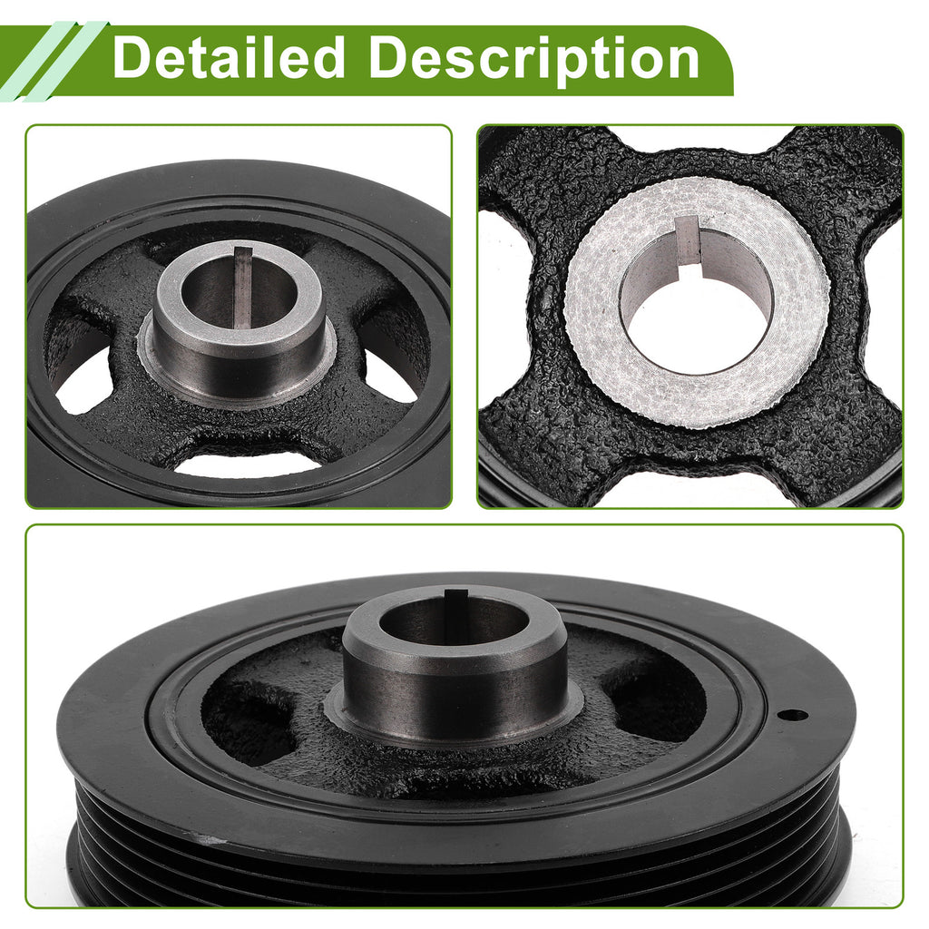 Engine Harmonic Balancer Crankshaft Pulley Replacement for Toyota Matrix (2003–2013)