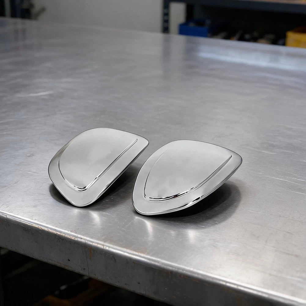 Set of 2 Chrome Mirror Covers for Chevy GMC (1999–2006)