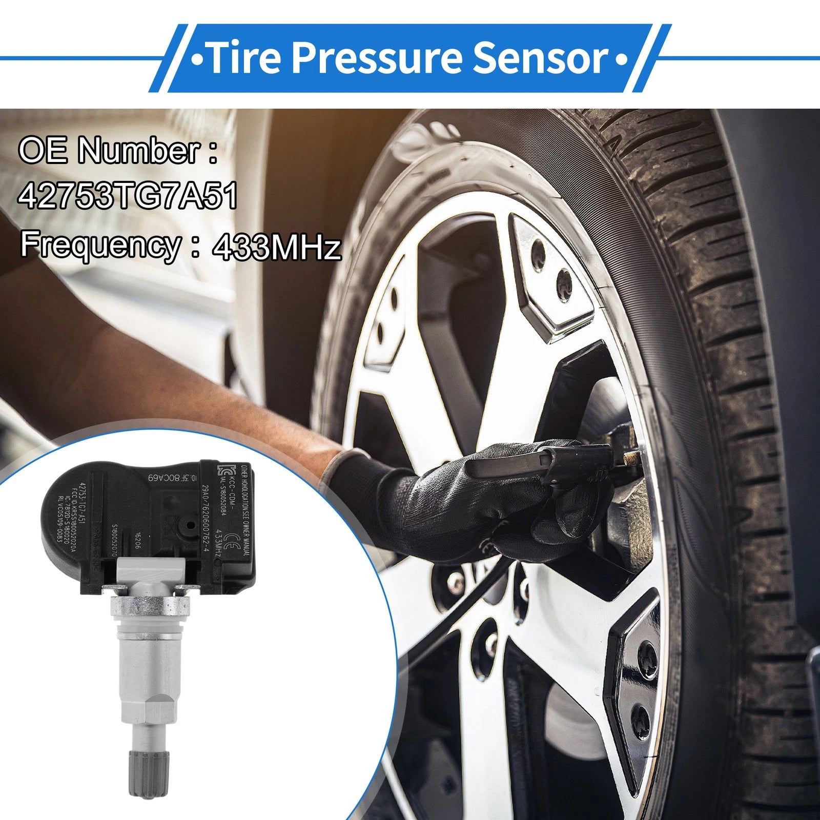 TPMS Tire Pressure Sensor Replacement for Honda Pilot (2016–2017)