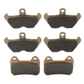Front Rear Brake Pads for BMW K1200 LT (1997–2010) Integral ABS, STD ABS