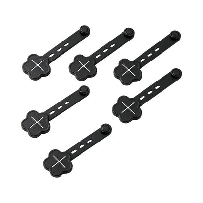 6X Silicone Towel Holder for Bars 1/2 to 1.5 Inches Diameter