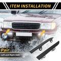Front Bumper Grille Headlight Filler Replacement for Toyota Tacoma (2001–2004)