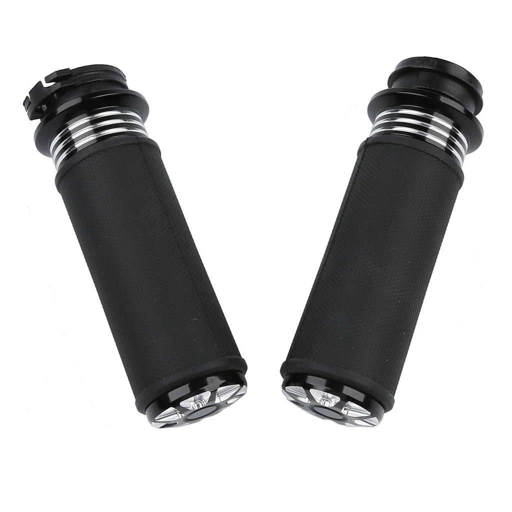 CNC 1" 25mm Handlebar Hand Grips for Harley Dyna FXD FXDB FXDF (1996–2017)