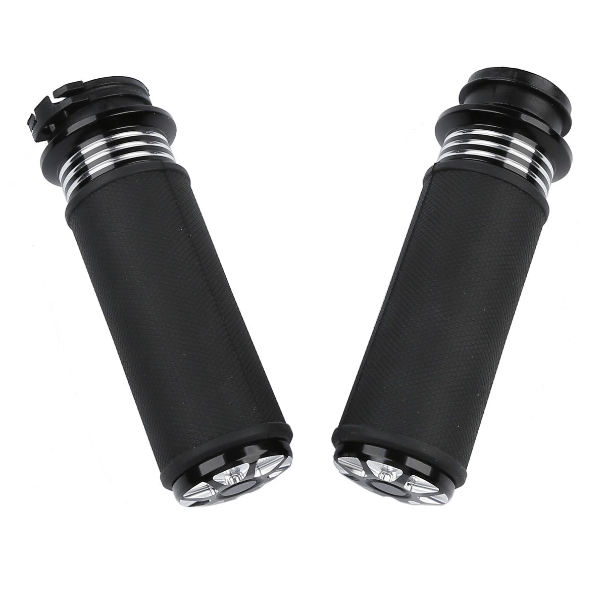 CNC 1" 25mm Handlebar Hand Grips for Harley Dyna FXD FXDB FXDF (1996–2017)