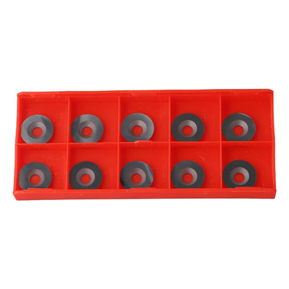 10X Round Carbide Cutting Inserts 18x3mm for Wood Turning Applications