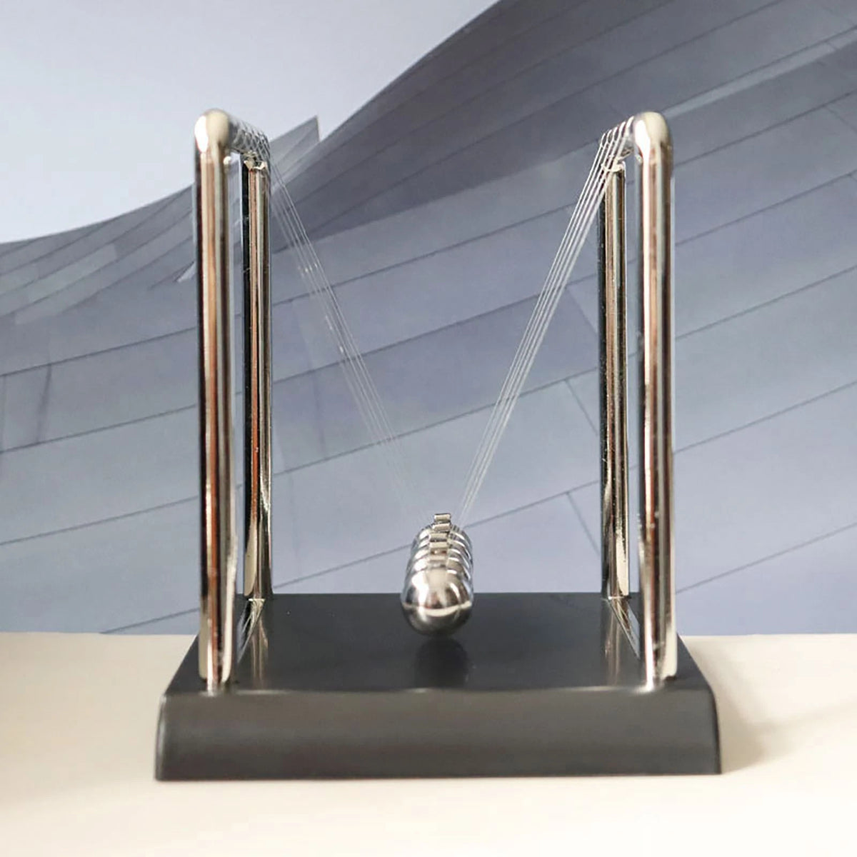 Newton's Cradle Metal Pendulum Balls for Desk Table Mini Size