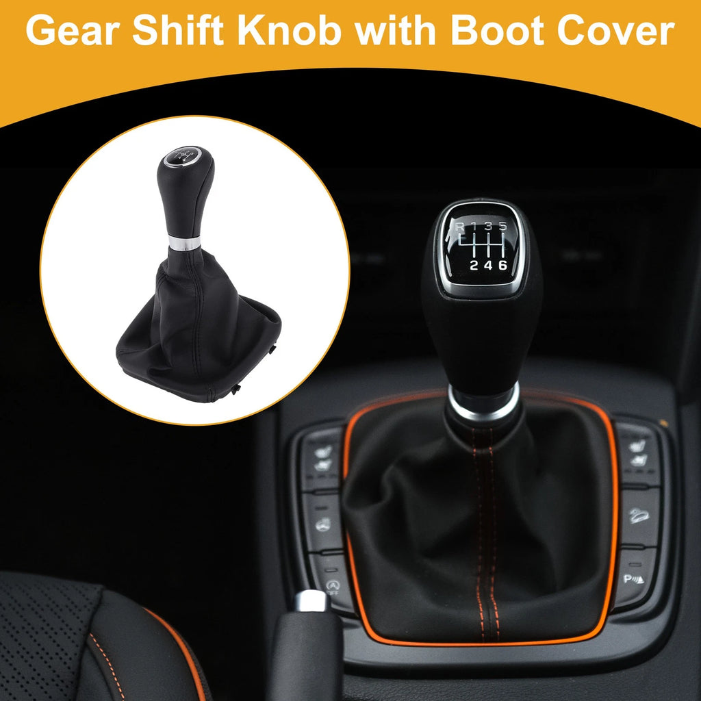 6 Speed Gear Shifter Knob with Cover for Mercedes-Benz C-Class (2000–2007)