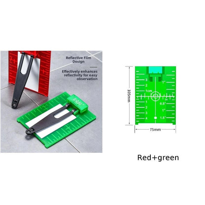 Reflective Magnetic Target Board for Level Devices (105x74mm)