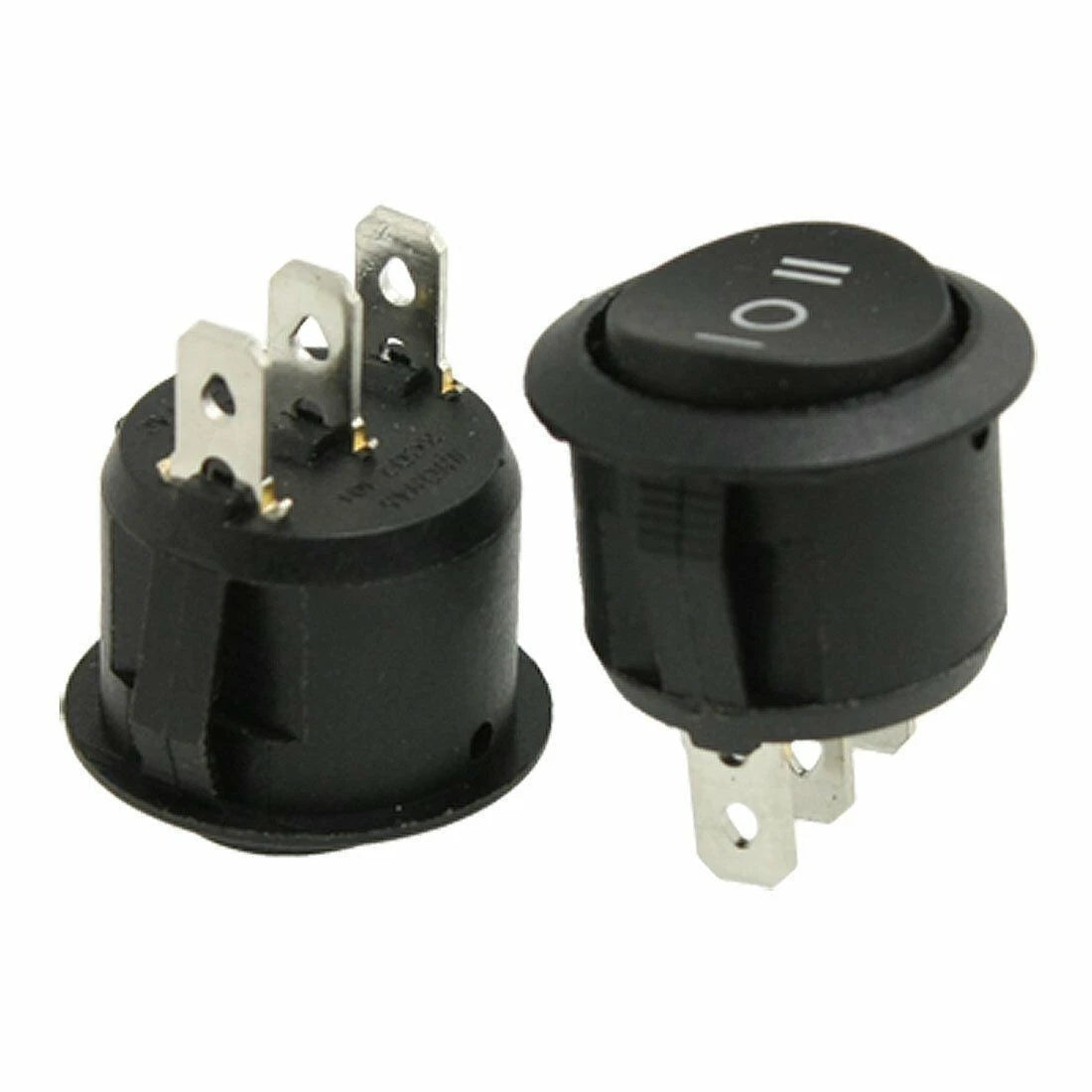 Round Rocker Switch 10A 12-250V for Various Applications