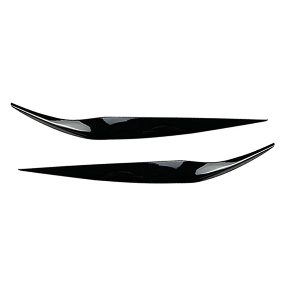 Headlight Eyebrow Cover Strip for Ford Fiesta MK6.5 (2013–2017) Black