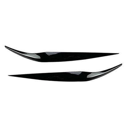 Headlight Eyebrow Cover Strip for Ford Fiesta MK6.5 (2013–2017) Black