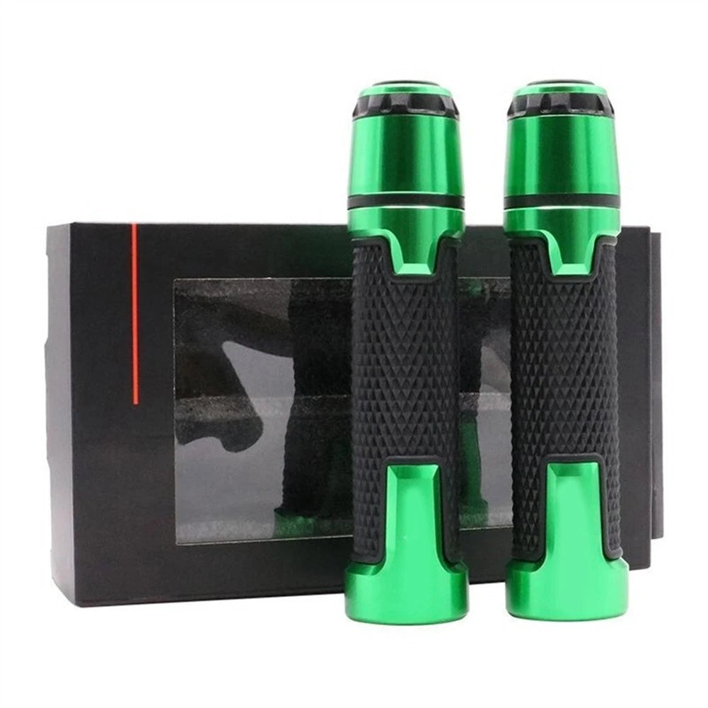 Long Rubber Handlebar Grips for Motorcycle (Comfortable Riding Control)