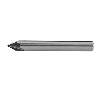 6mm 60 Degree 2 Flute Carbide Chamfer Milling Cutter for Aluminium Copper