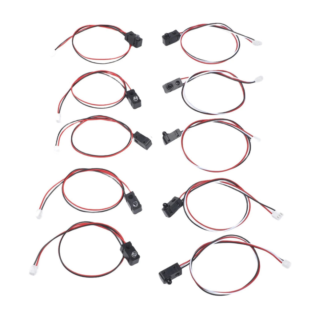 5 Pack Infrared Break Beam Sensor 5MM LED Photoelectric Switch NPN Output