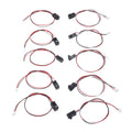 5 Pack Infrared Break Beam Sensor 5MM LED Photoelectric Switch NPN Output