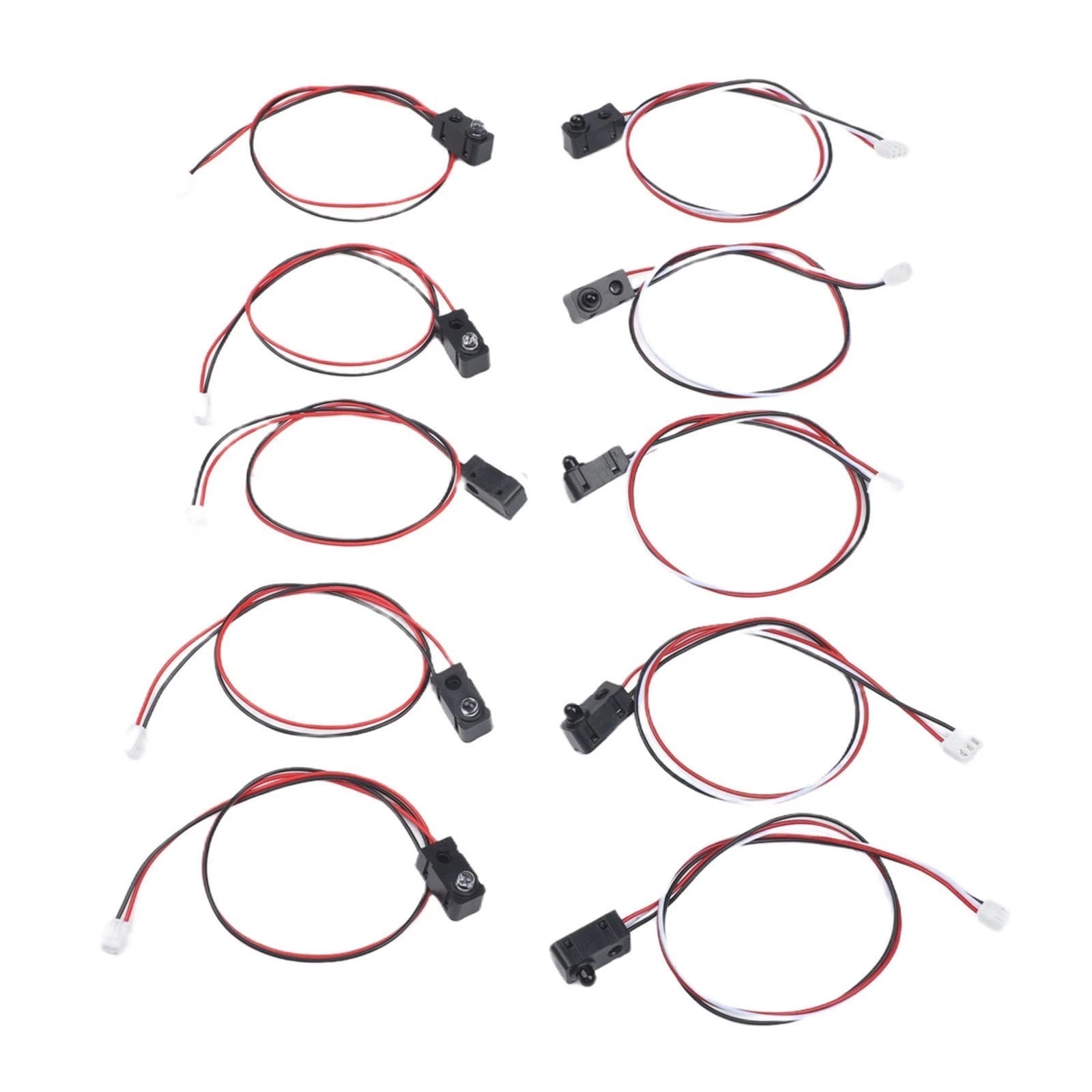 5 Pack Infrared Break Beam Sensor 5MM LED Photoelectric Switch NPN Output