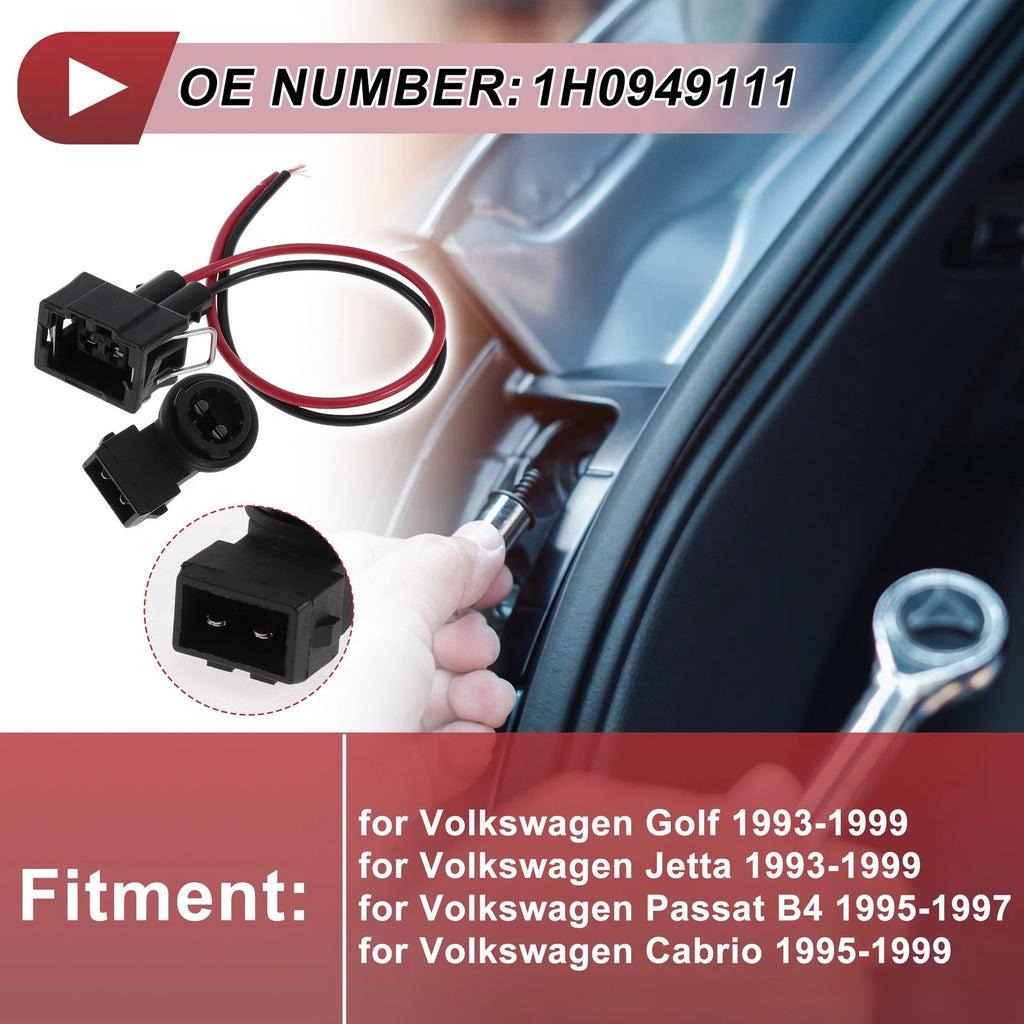 Side Marker Light Socket Bulb Wiring Replacement for Volkswagen Golf (1993–1999)