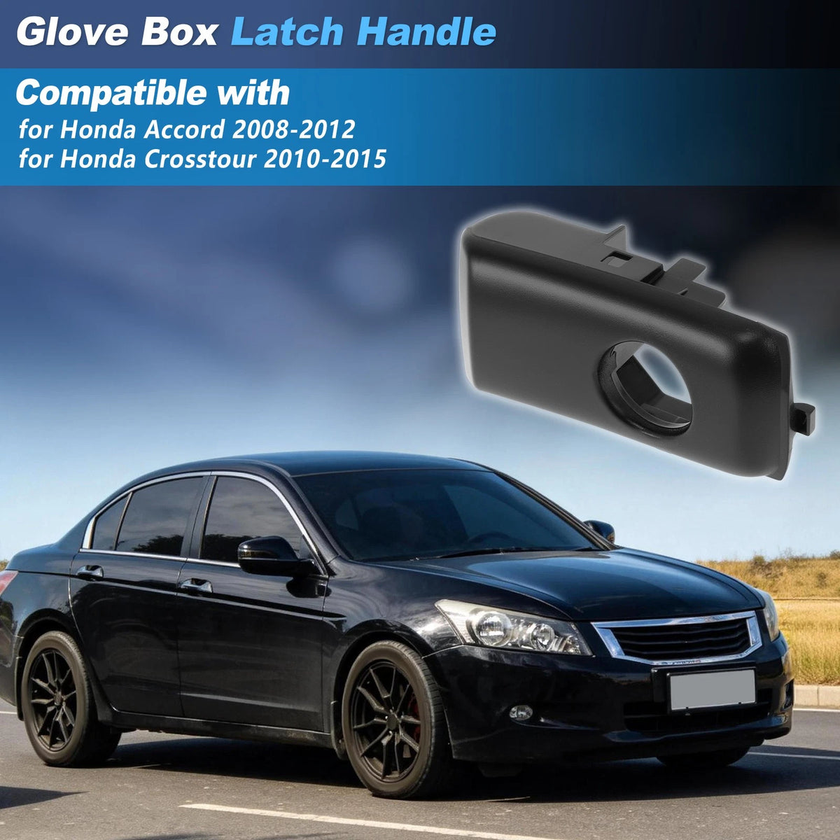 Glove Box Latch Lock Handle for Honda Accord (2008–2012) 77545TA0A01 Black
