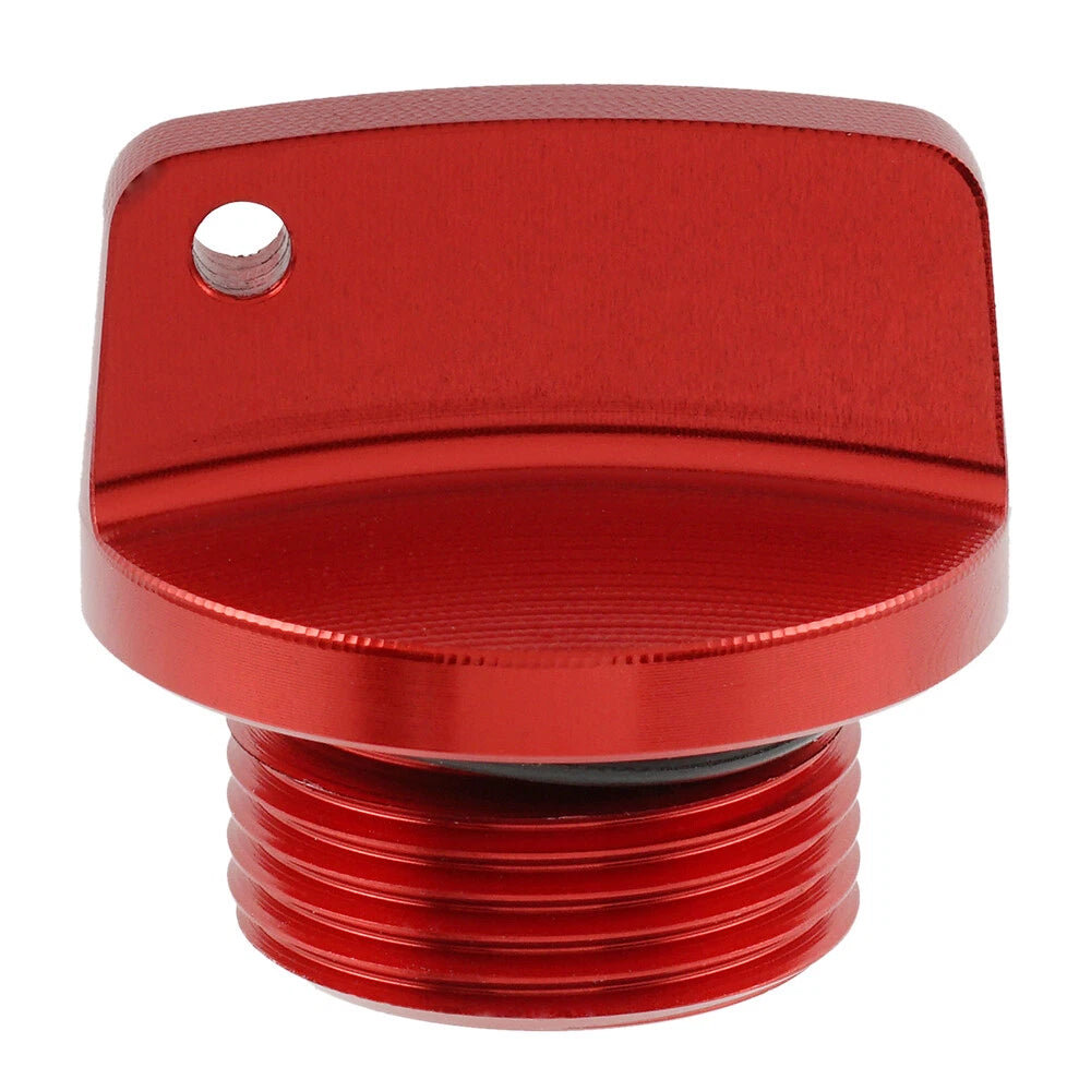 Billet Aluminum Oil Filter Cap for Ducati Monster 1000 (2002–2007) - Anodized Red