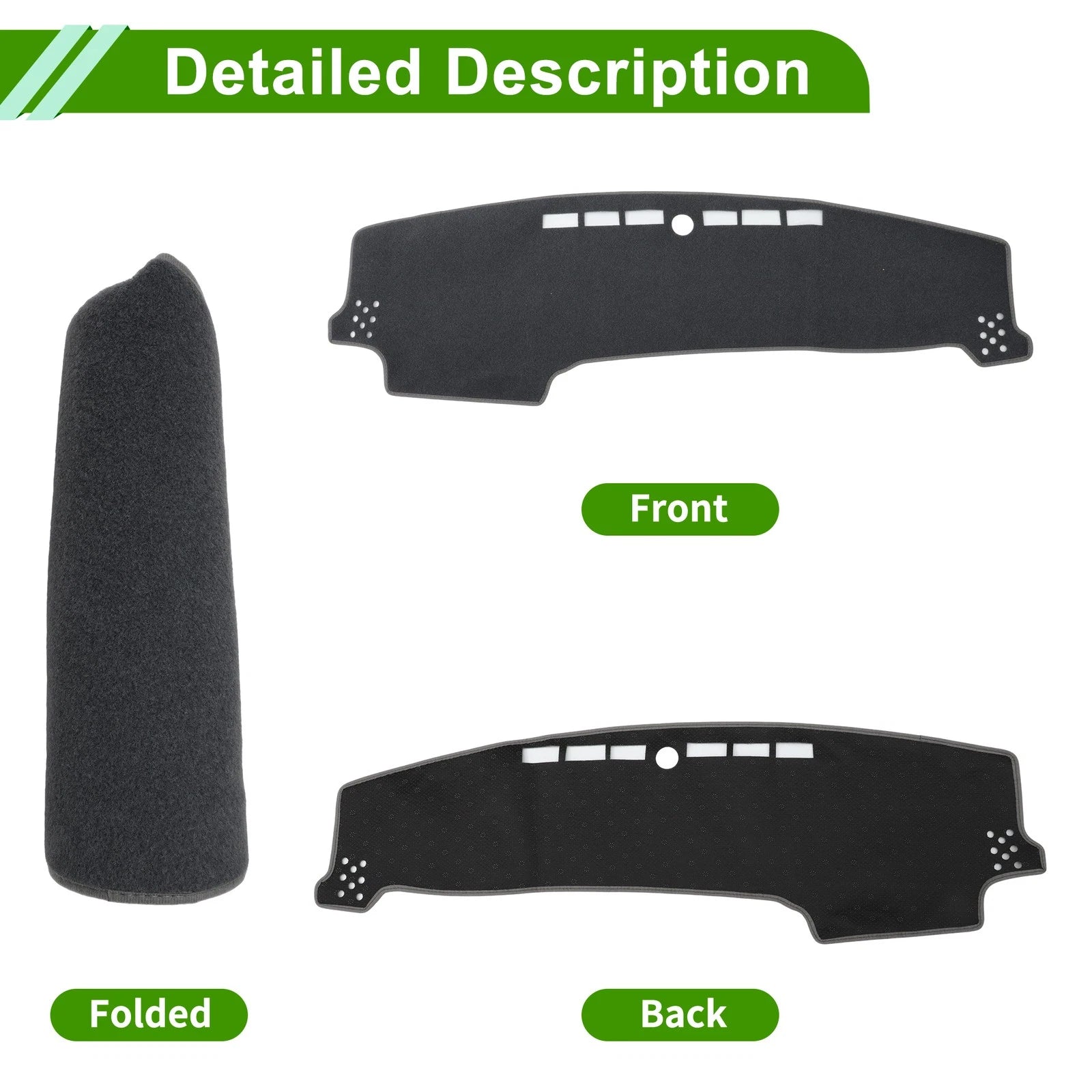 Dashboard Cover for Kia Sonet (2022–2025) Polyester Gray 1 Pc