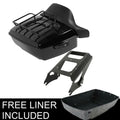 Trunk Mount Rack Backrest for Harley Touring Street Glide (2009–2013)