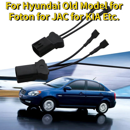 2Pcs Car Horn Speaker Wiring Adapter Harness for Hyundai Old Model