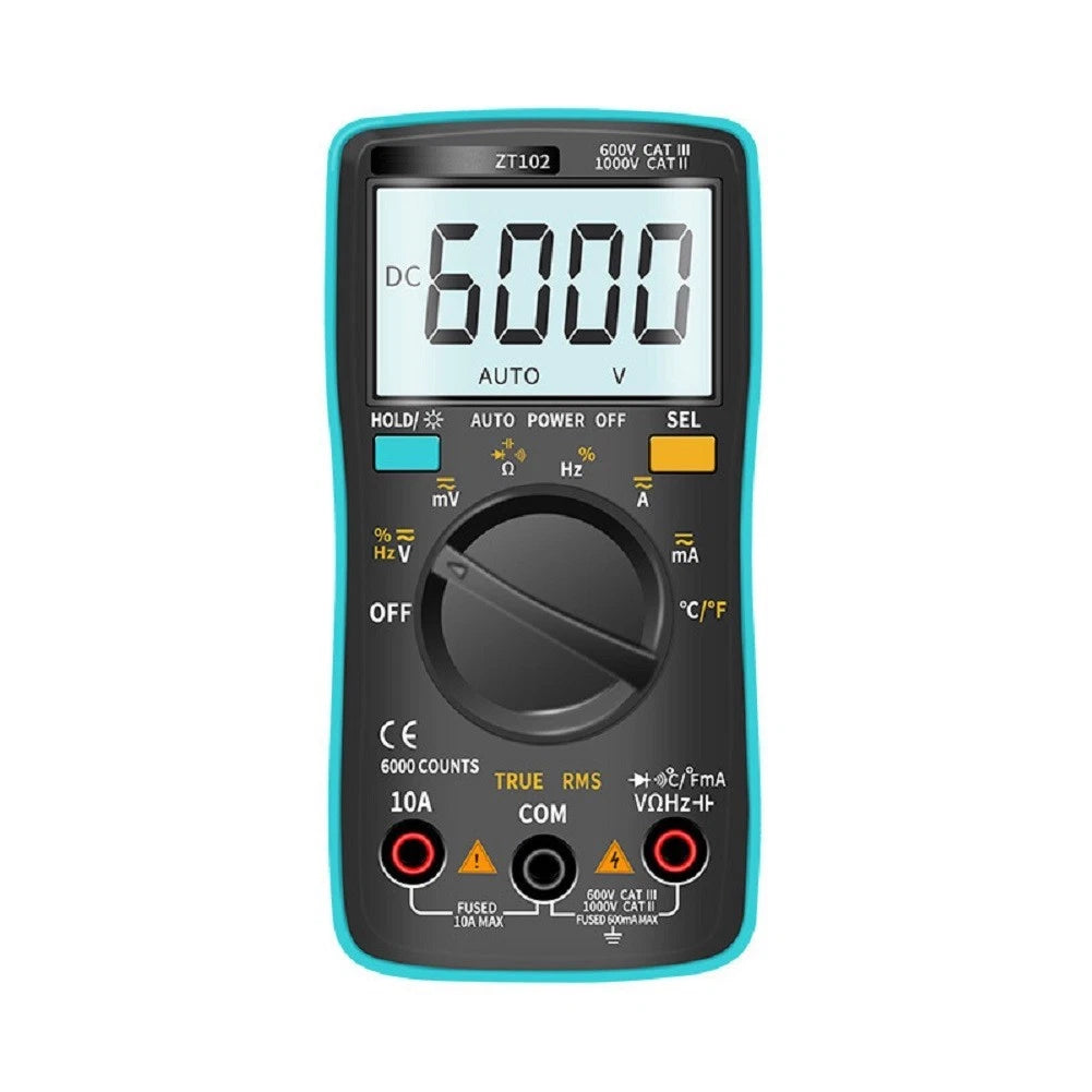 Digital Multimeter for Electrical Testing (Auto Ranging, -20°C to 1000°C)