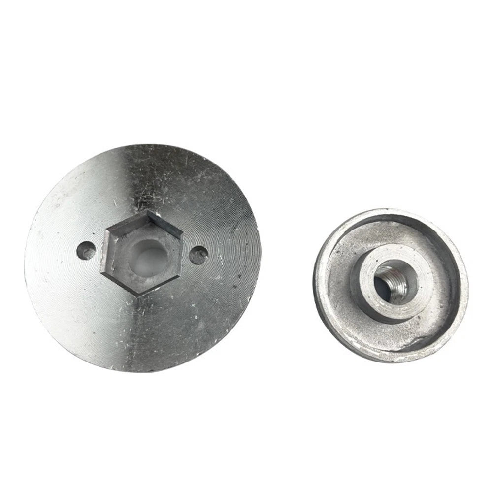 2X Silver Tone Threaded Pulley for 9403 Belt Sander (Replacement Part)