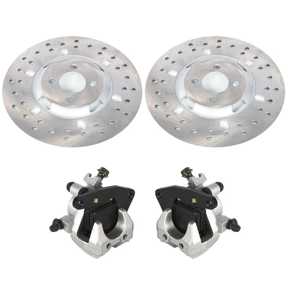 Front Brake Calipers & Disc Rotors for Yamaha Big Bear 400 (2000–2006)