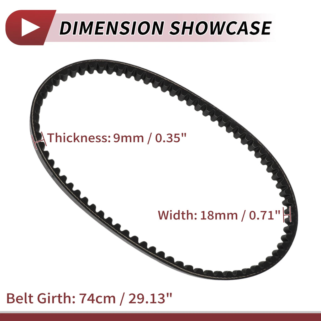 Drive Belt V-Belt for Kymco Dink50 (2000–2009)