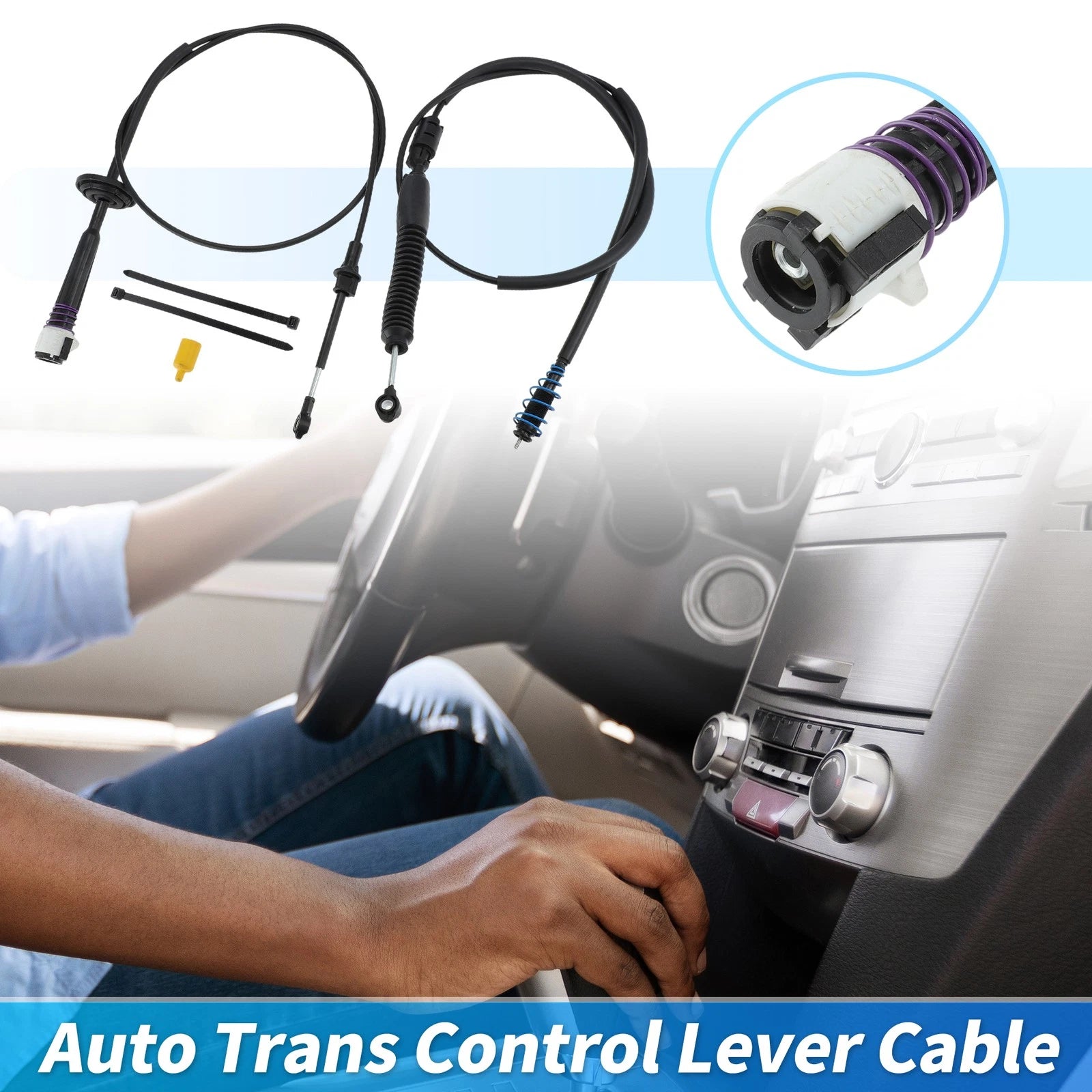 Auto Trans Gear Shifter Cable Replacement for Chevy Avalanche Suburban Yukon (2000–2013)