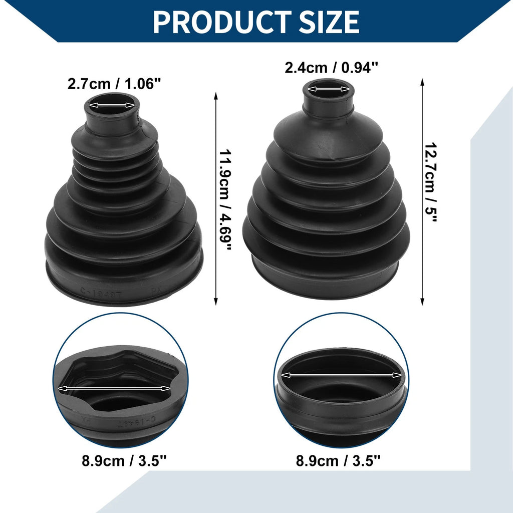 Inner Outer CV Joint Boot Kit w/ Clamps for Land Rover Range Rover (2002–2012)