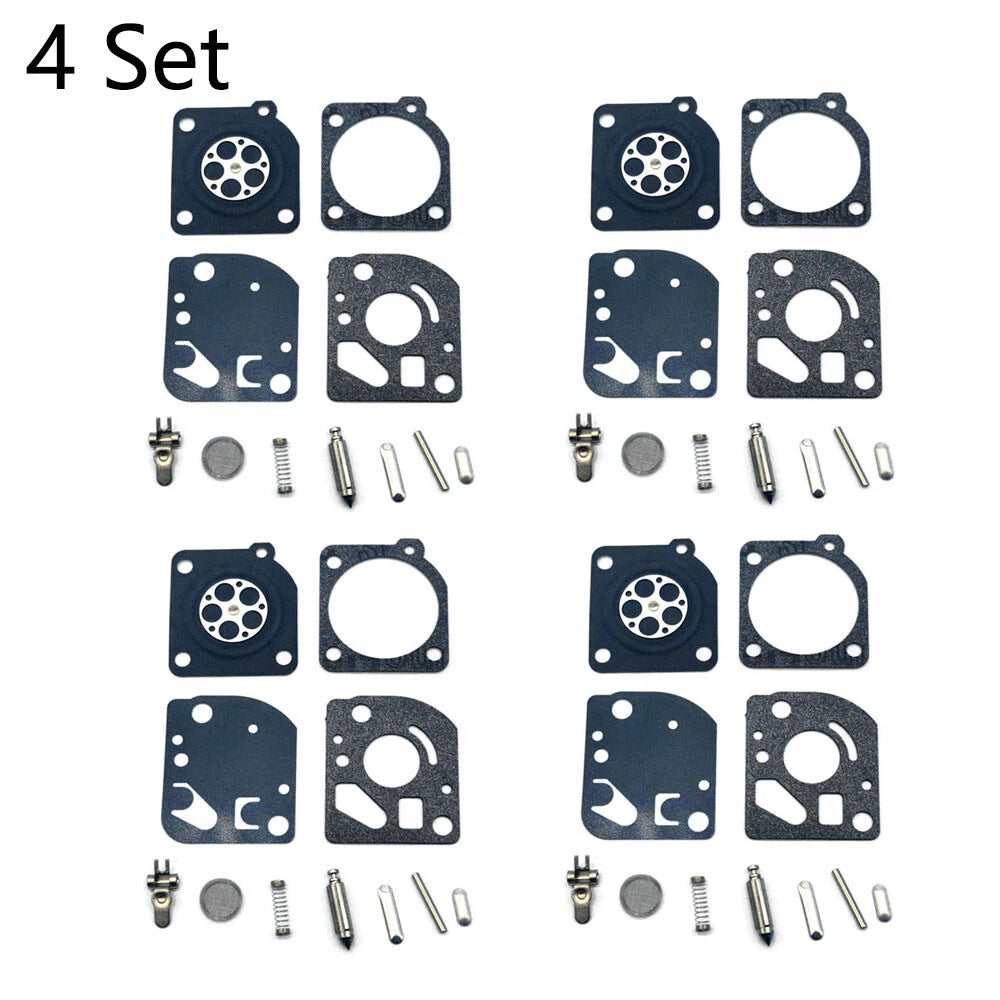 Set of 4 Carburetor Rebuild Kits for ECHO SRM 2100 GT2150 (RB-64 C1U-K47)