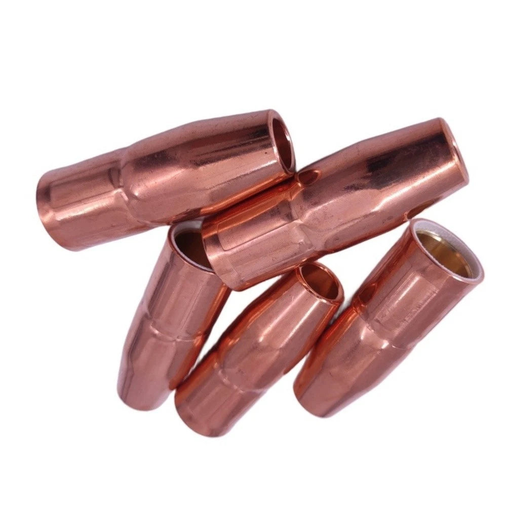 Copper Gas Nozzle for MIG Welding (High Heat Resistance)