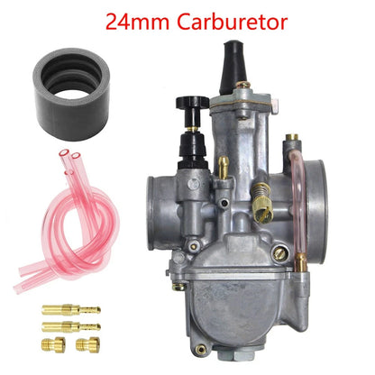 24mm Carburetor for 90cc to 125cc ATV UTV Motorcycle Bike (Universal)