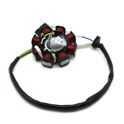 8 Coil Poles Magneto Stator for Chinese GY6 50cc Engine (2000–2023)