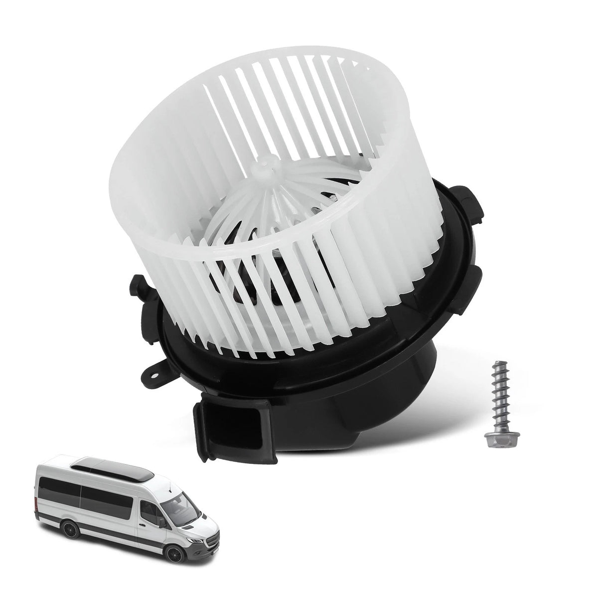 HVAC Heater Blower Motor w/ Fan Cage for Dodge Sprinter 3500 (2007–2009) 700319