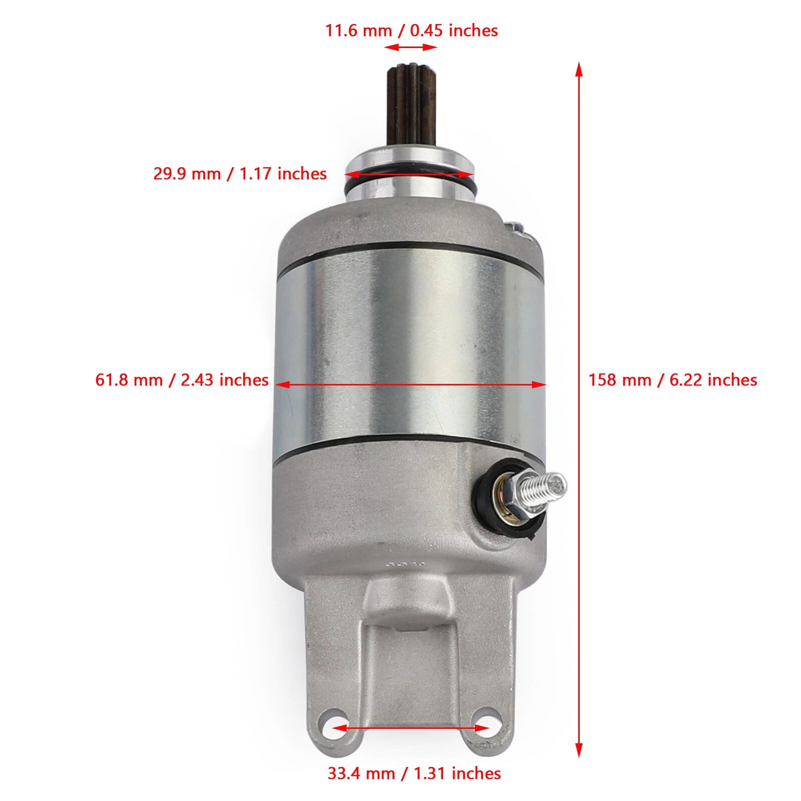 Starter for Honda XL125V VT125 (1990–1999) 31200-KGB-611 31200-KPC-D21